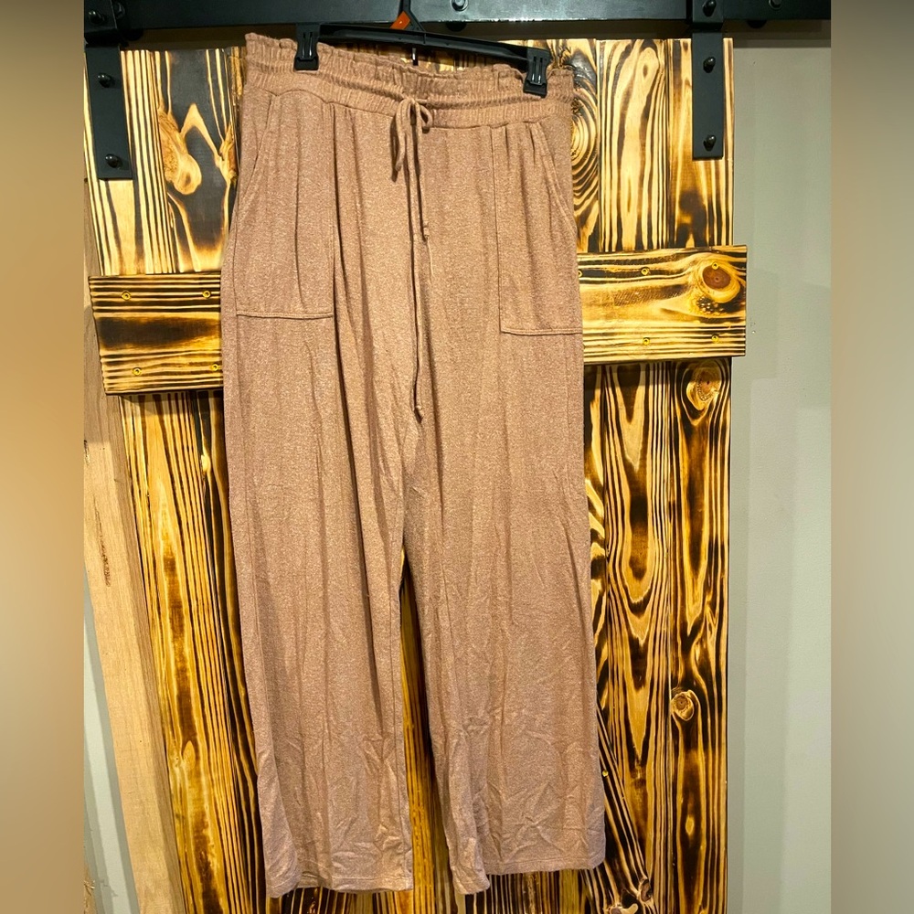 •Brown wide leg pants• •target brand•